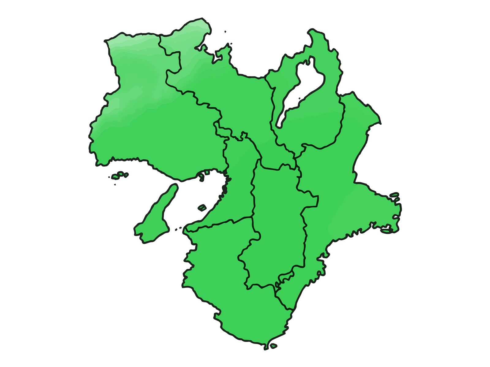 近畿対応エリアの地図